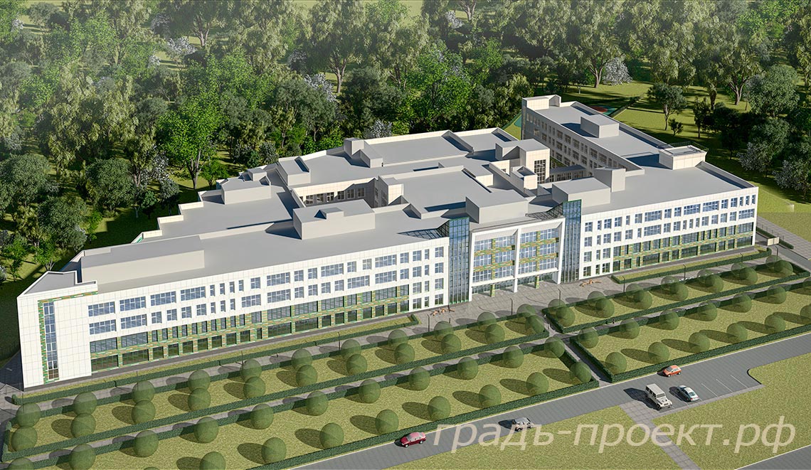 Общий вид здания школы Общий вид здания школы